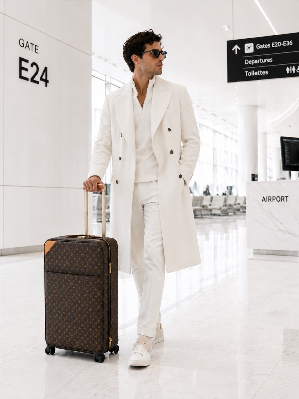 Louis Vuitton Pegase 65 Monogram Rolling Luggage 💫 - Picture 1 of 17